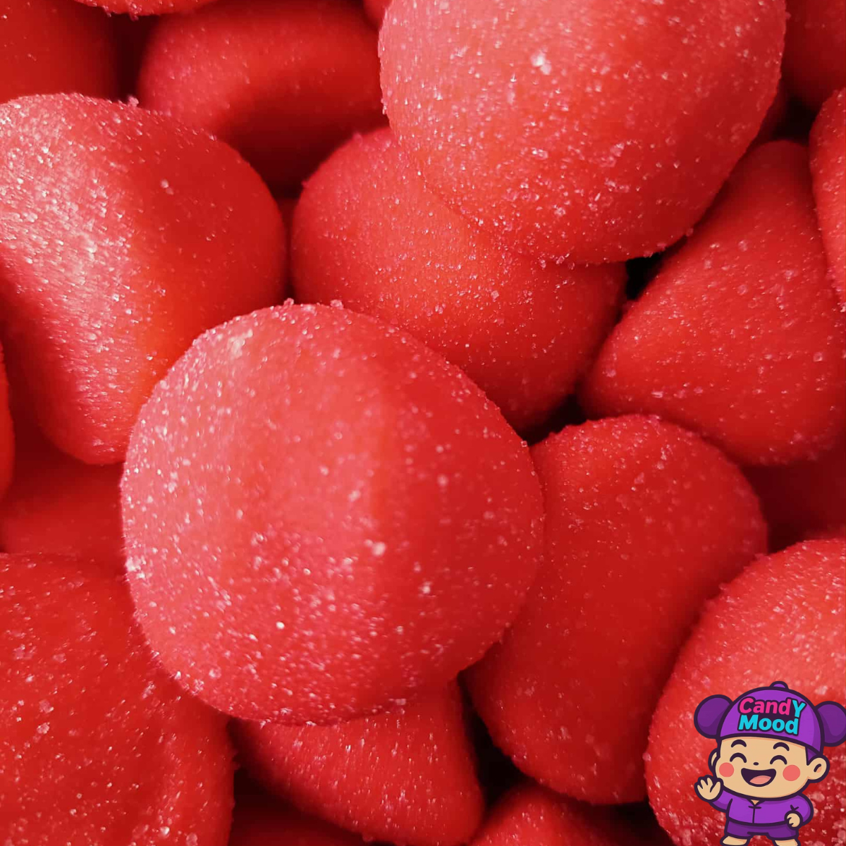 Guimauves Balles de Golf Fraise – moelleuses, sans gluten, goût fruité, lot de 5 CandYMood 🍓