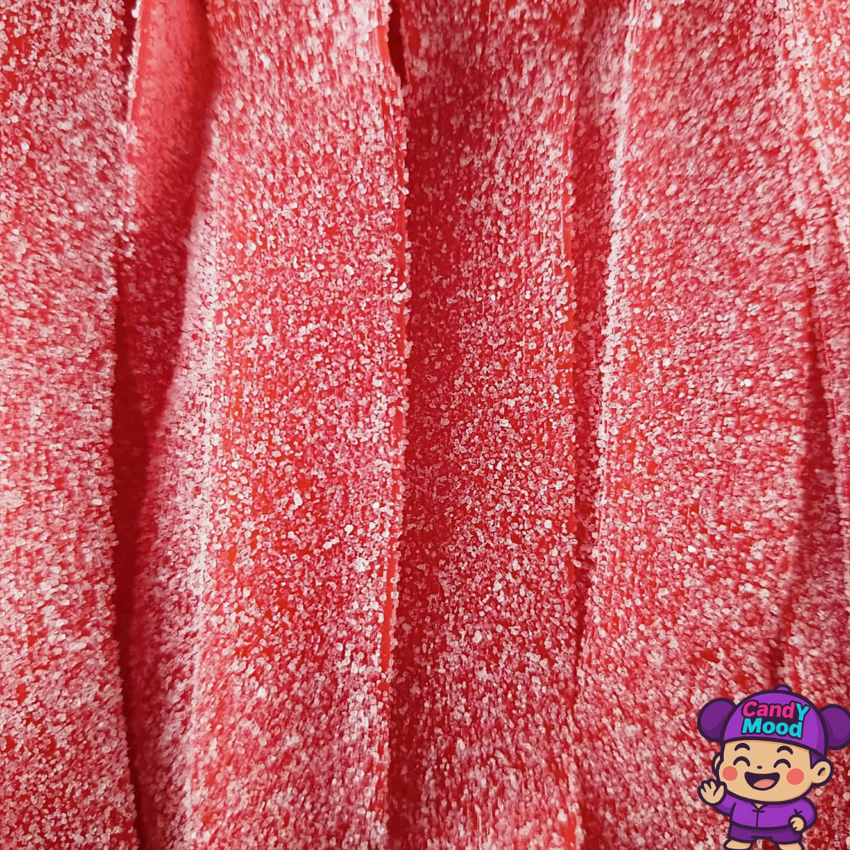 Bonbons Ceintures Acidulées Fraise – halal, fruitées et sucrées, lot de 10 CandYMood 🍓