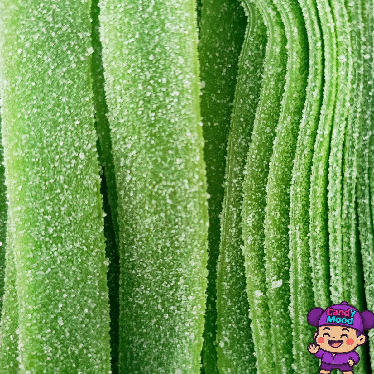 Bonbons Ceintures Acidulées Pomme – halal, fruitées et acidulées, lot de 10 CandYMood 🍏