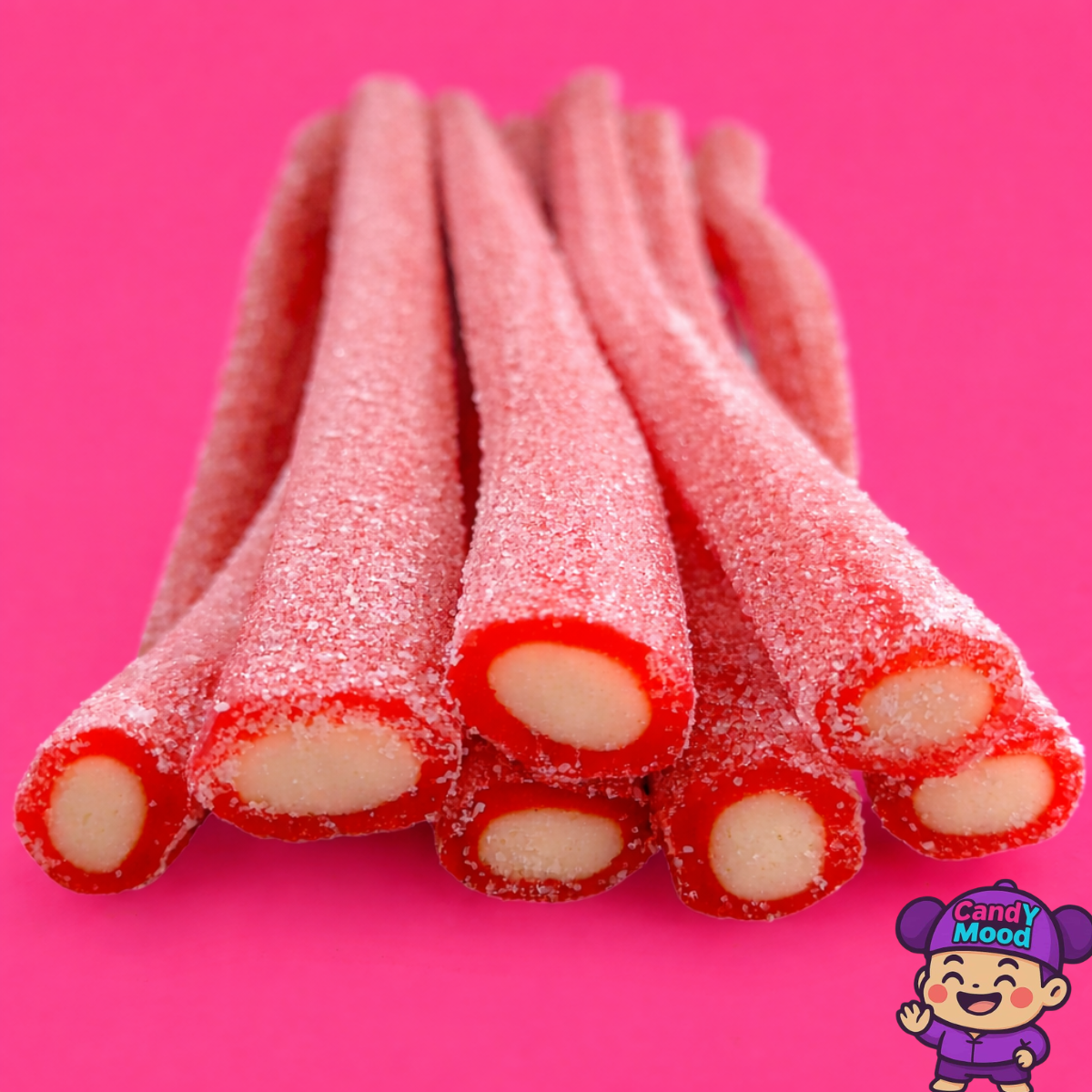 Bonbon Jumbos Fraise Acidulés – halal, vegan, fruité et sucré, CandYMood 🍓