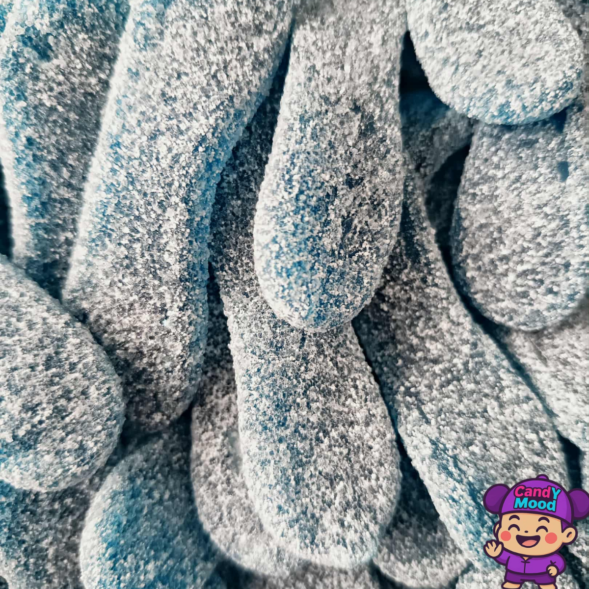 Bonbons langues bleues citriques Frisia – gélifiés et acidulés 100 g CandYMood 💙