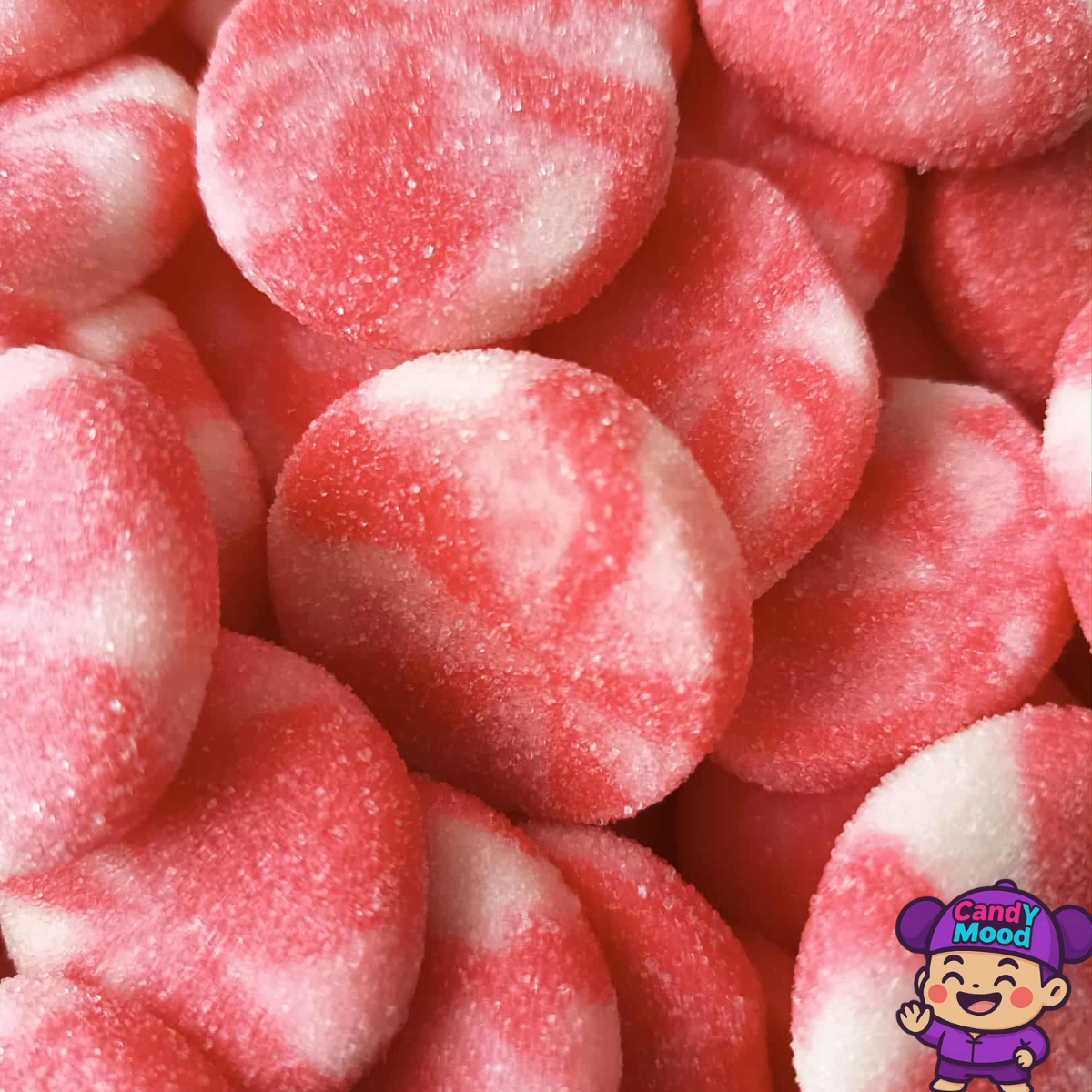 Bonbons spirales fraise crémeuses halal – sucrées et moelleuses 100 g CandYMood 🍬